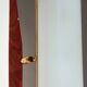 Modernist adjustable wall lights in teak and brass – 1950
