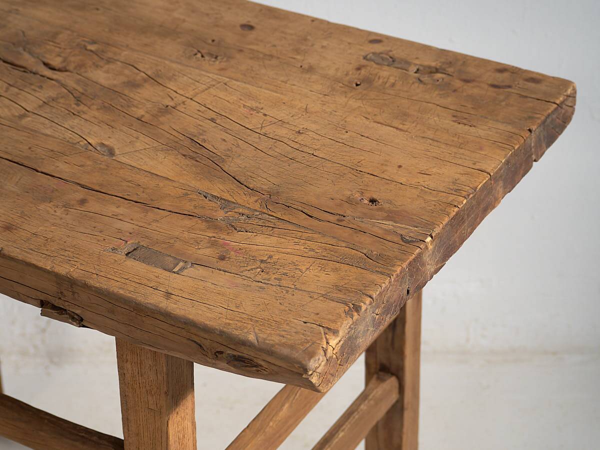 Antique wooden console table (c.1920) #6