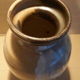 Salt Stoneware Vase, Signed Losson (Bouffioulx)