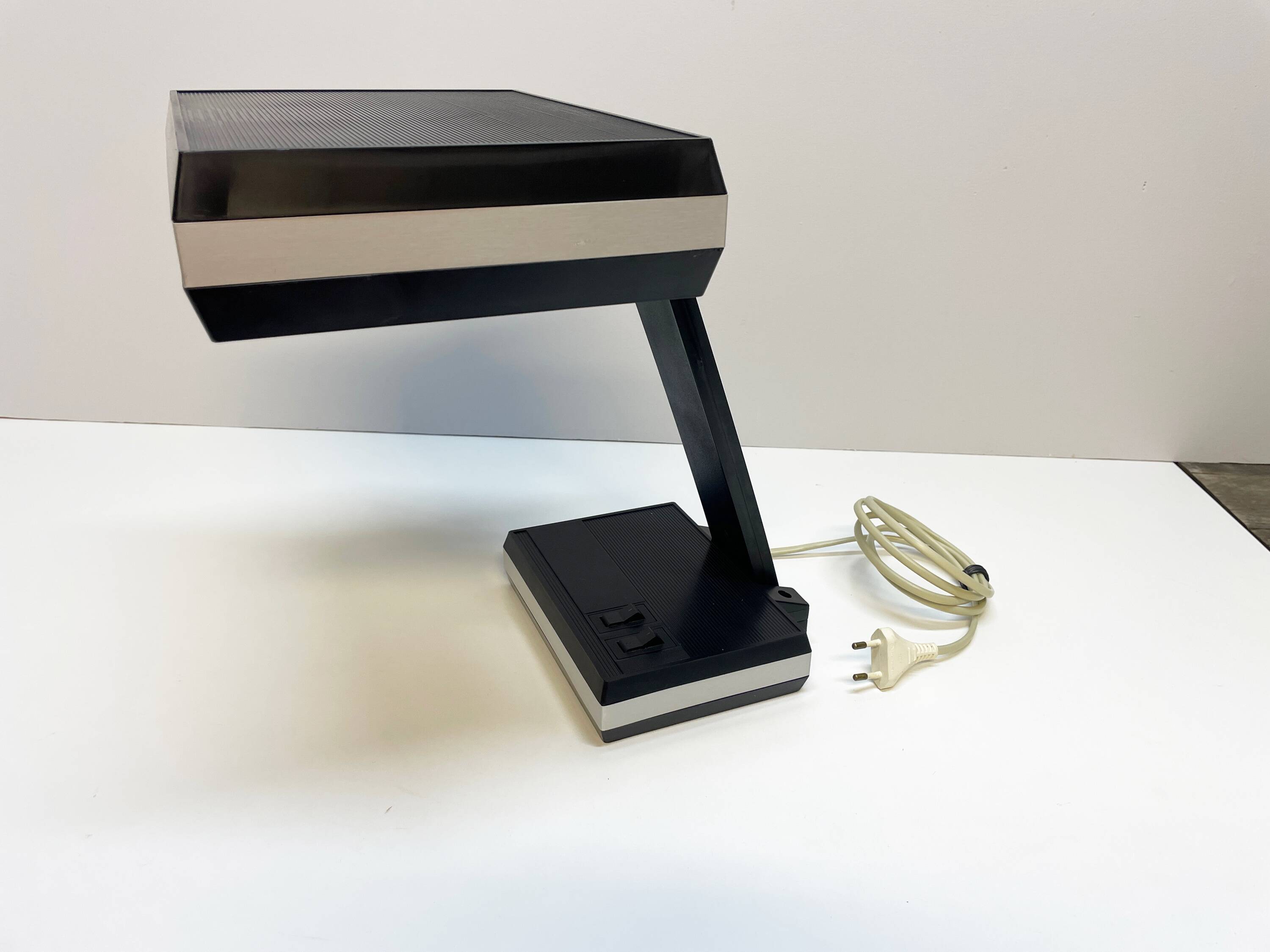 Black Polam desk lamp, 1970s.