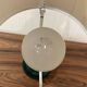 Paire de grandes lampes verre design scandinave 1950.