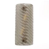 Pair of Smoked Twisted Sconces /cm H30