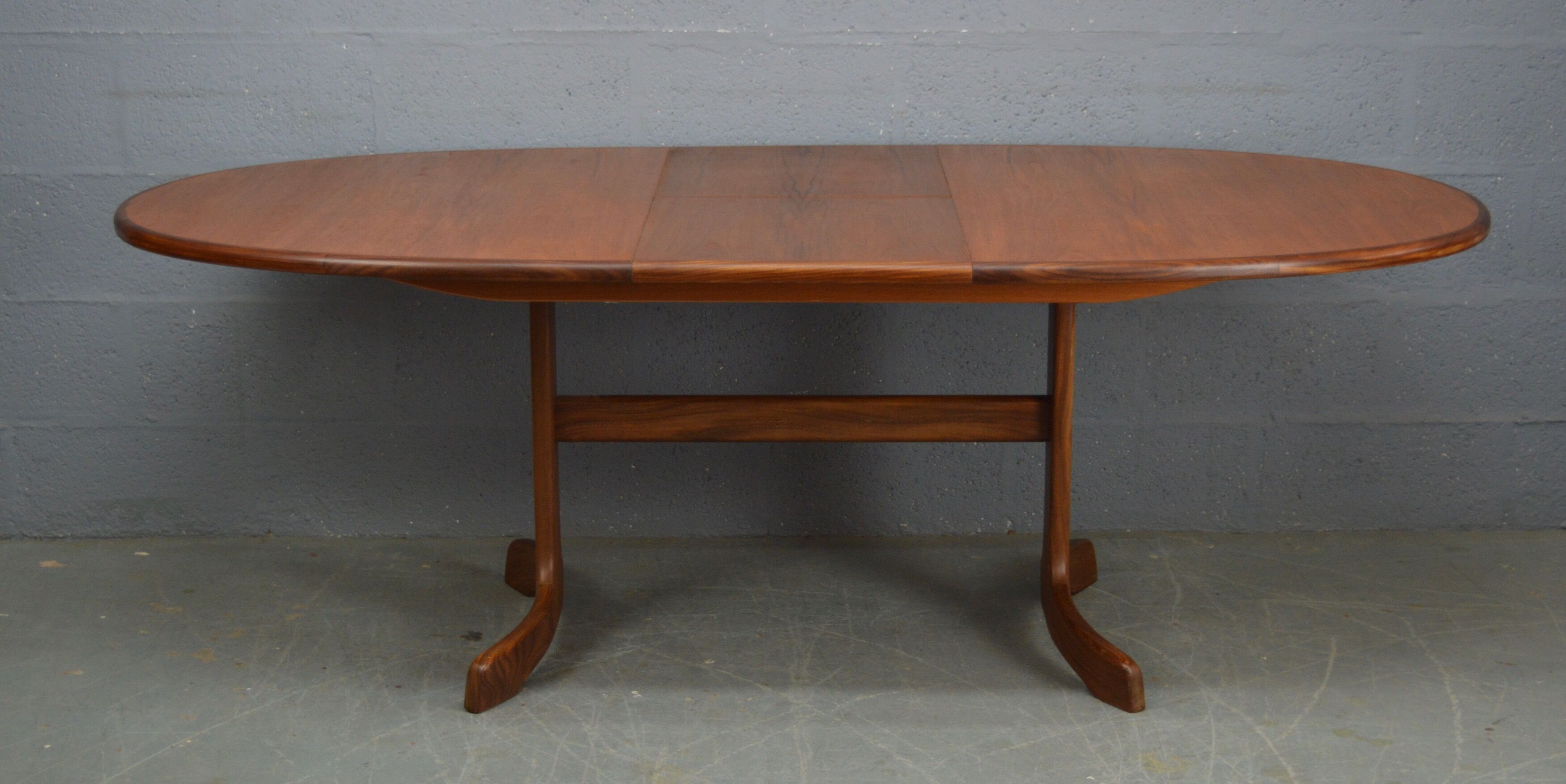 Vintage Mid Century Teak Oval Dinning Table by G Plan