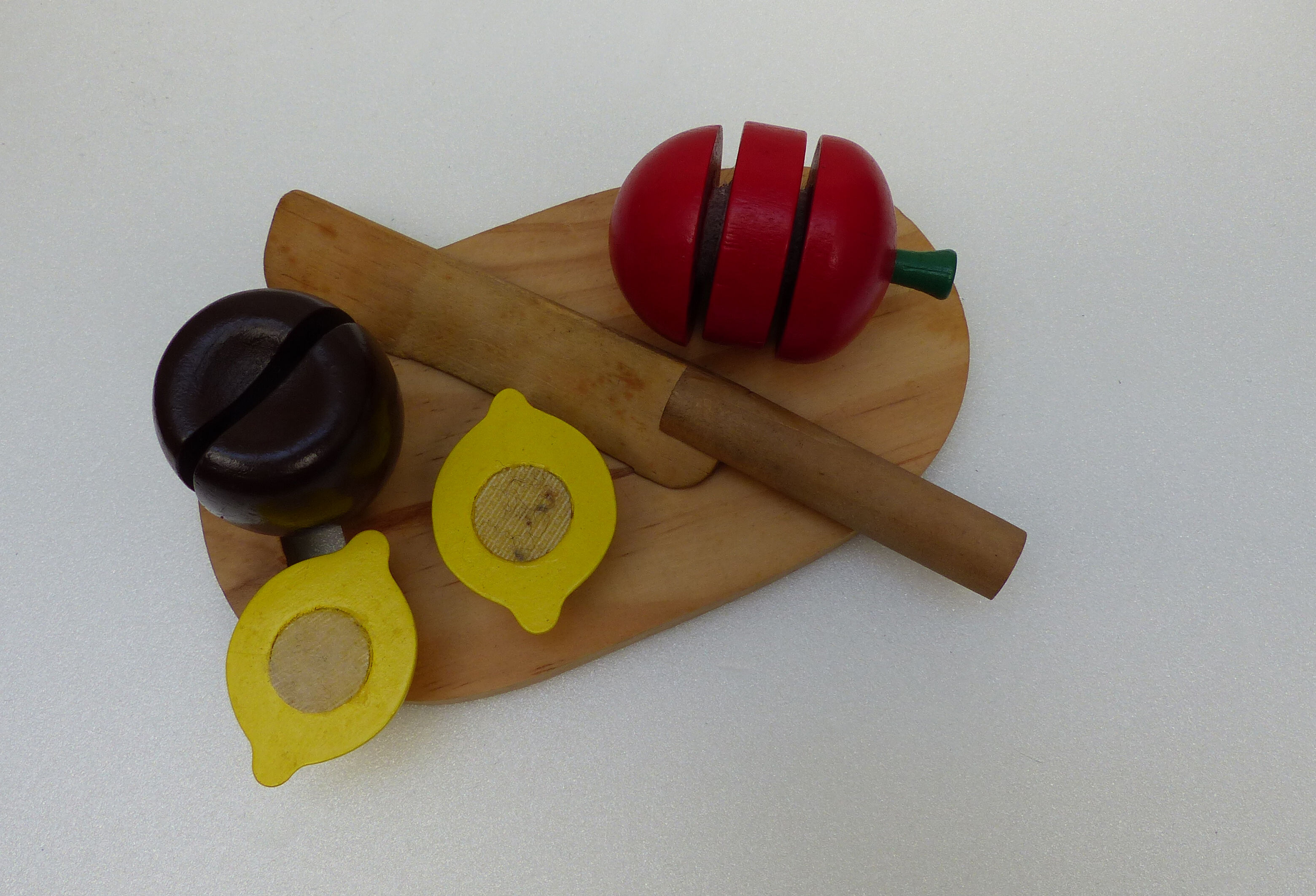 Wooden toys The vegetables