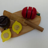 Wooden toys The vegetables