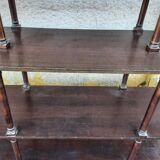 Six-tiered column shelf