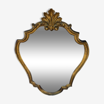 Sodeac style gold mirror