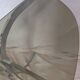 Console murale vintage 1970's verre et chrome