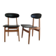 Paire de chaises scandinaves chic vintage