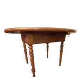 Round table with 2 flaps, 1930s/1950s.