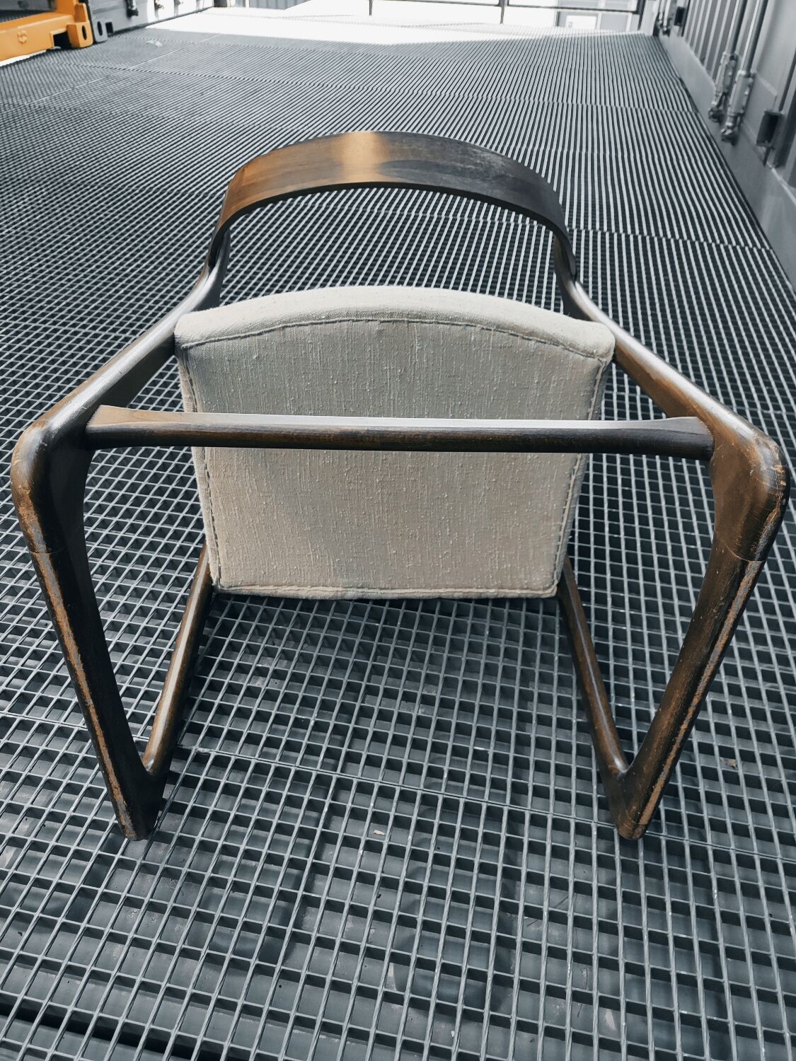 Baumann rosewood sleigh armchair