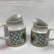Lot 2 pots à lait villeroy & boch basket