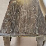 Old burmese teak bench