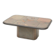 Vintage brutalist coffee table by Fedam from the 1980s