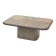 Vintage brutalist coffee table by Fedam from the 1980s