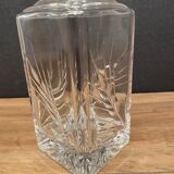 Carafe à whisky en cristal taillé