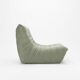 Olive green cotton armchair Togo
