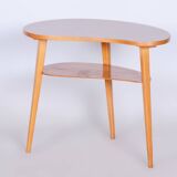 Original Beech MidCentury Small Table, Well Preserved Condition, Czechia, 1950s
