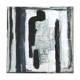 Tableau, peinture abstraite signée Olivier Rollin, années 90