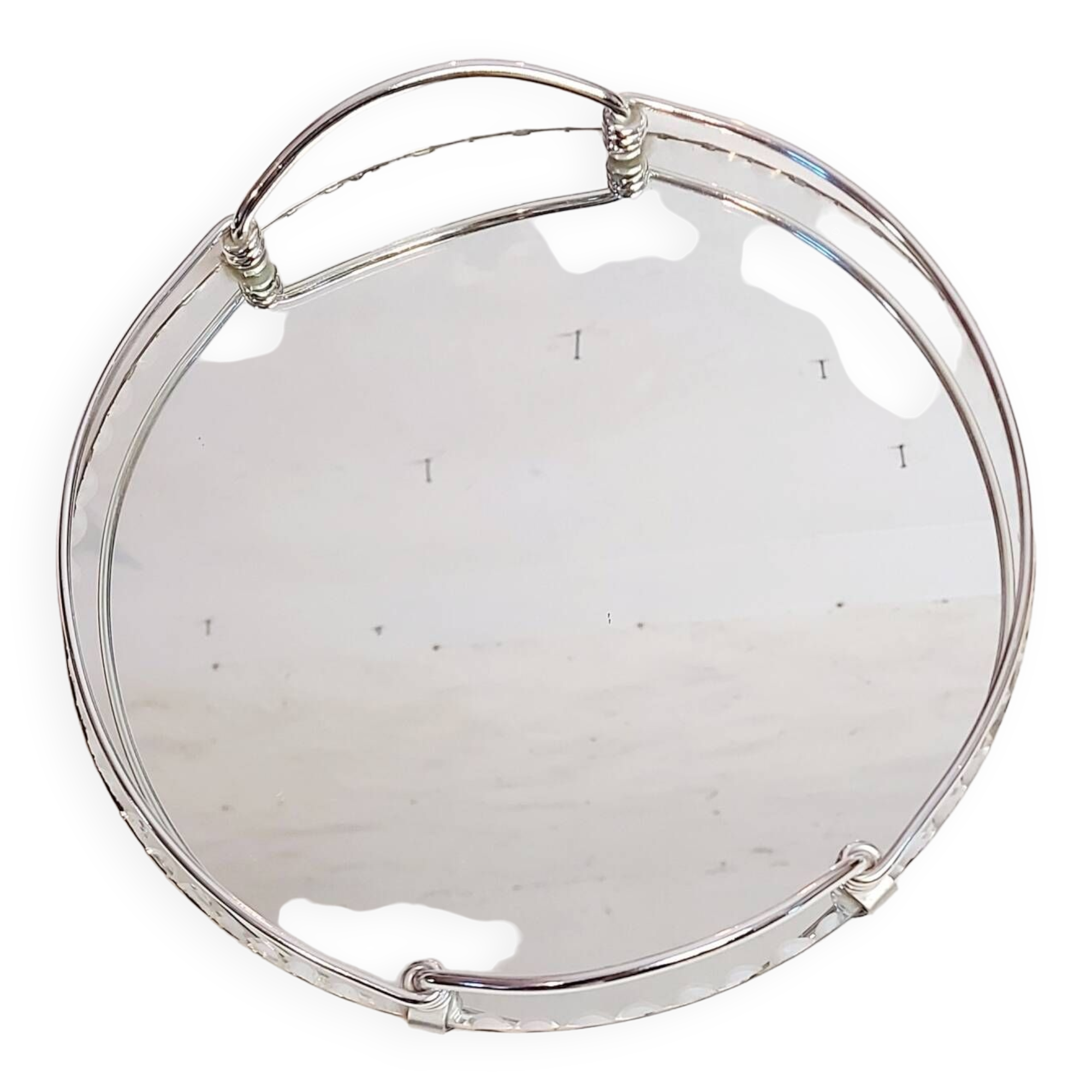 Plateau miroir vintage