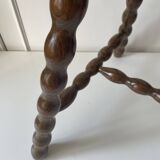 Wooden tripod stool