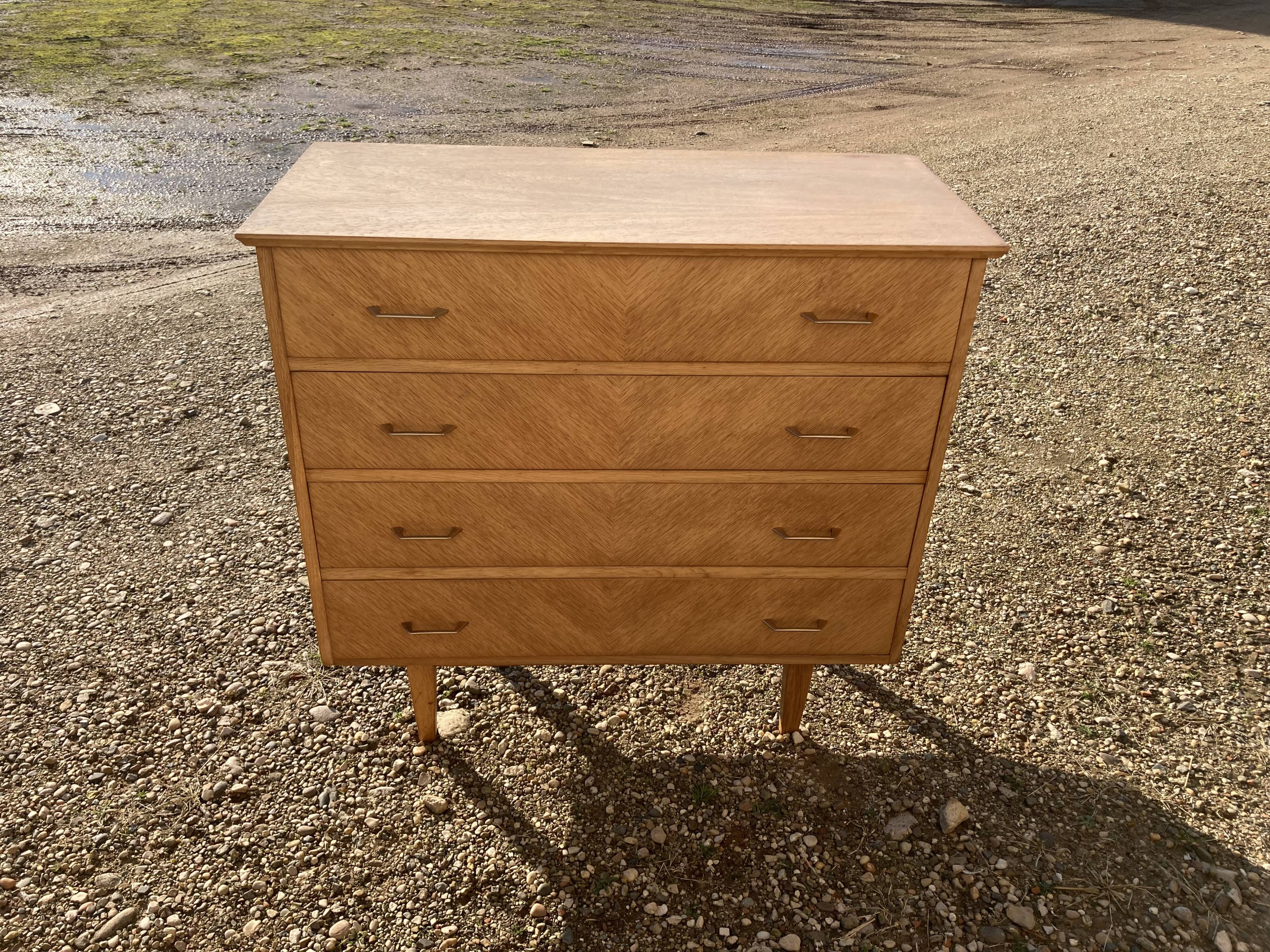 Commode vintage chêne clair