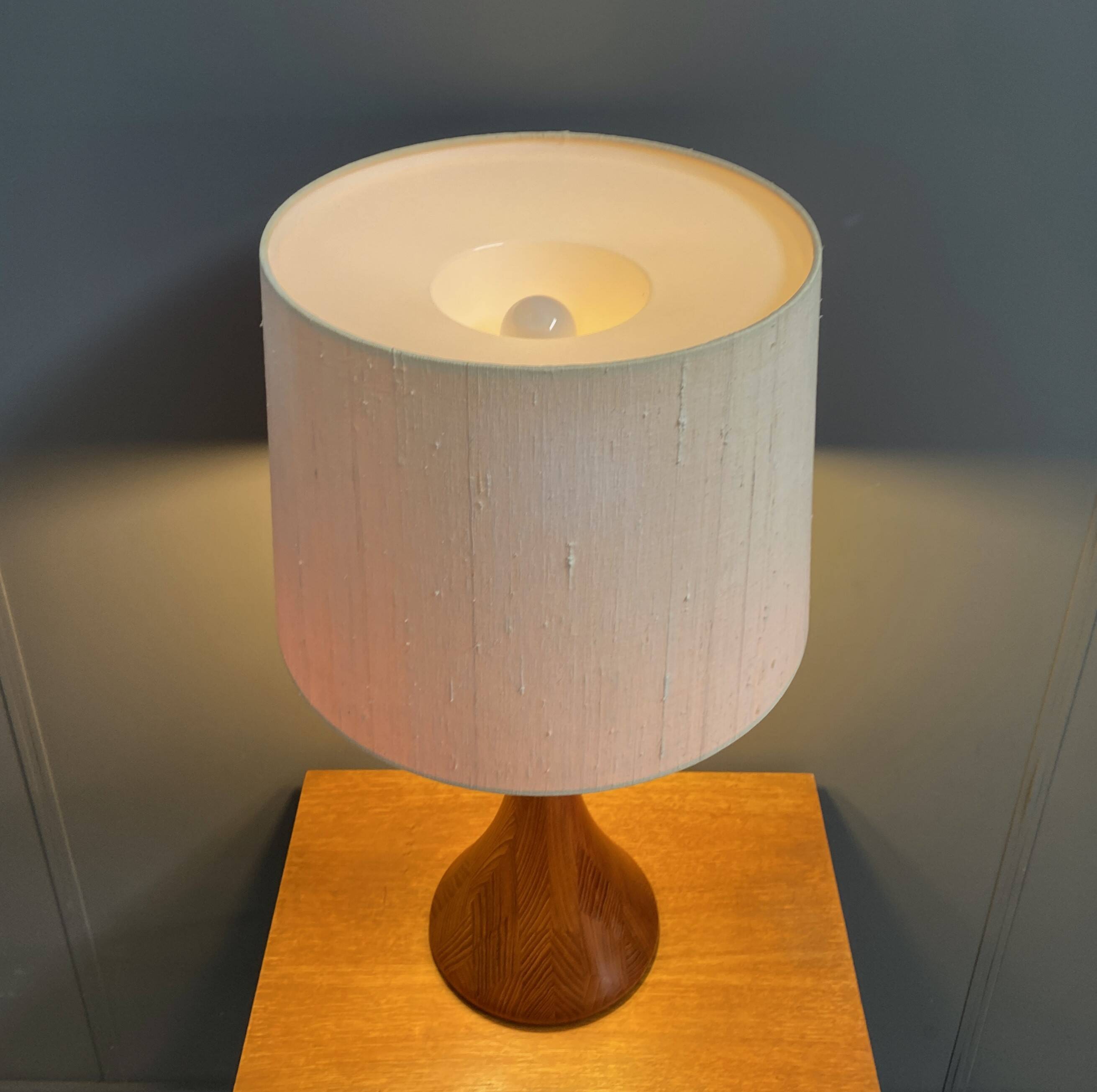 Teak table lamp by Domus model 7442, 1970s