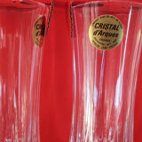 Champagne flutes in Arques crystal