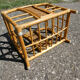 Bamboo rattan magazine holder