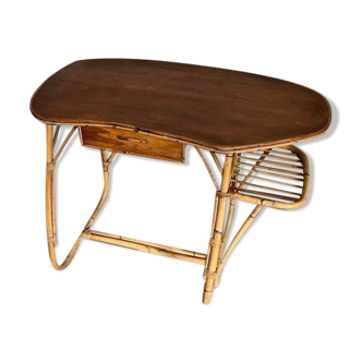 Rattan desk