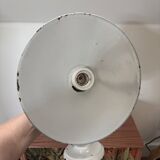 Enamelled sheet metal wall light