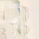 70's chiseled glass vase