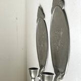 Art Deco Pair of Wall Candle holders Sconces by Svenskt Tenn Josef Fra