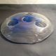 Rare Vintage Finnish Art Glass Tealight Candle Holder – Handmade Finland, 1