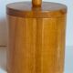 Vintage varnished solid blond wood box
