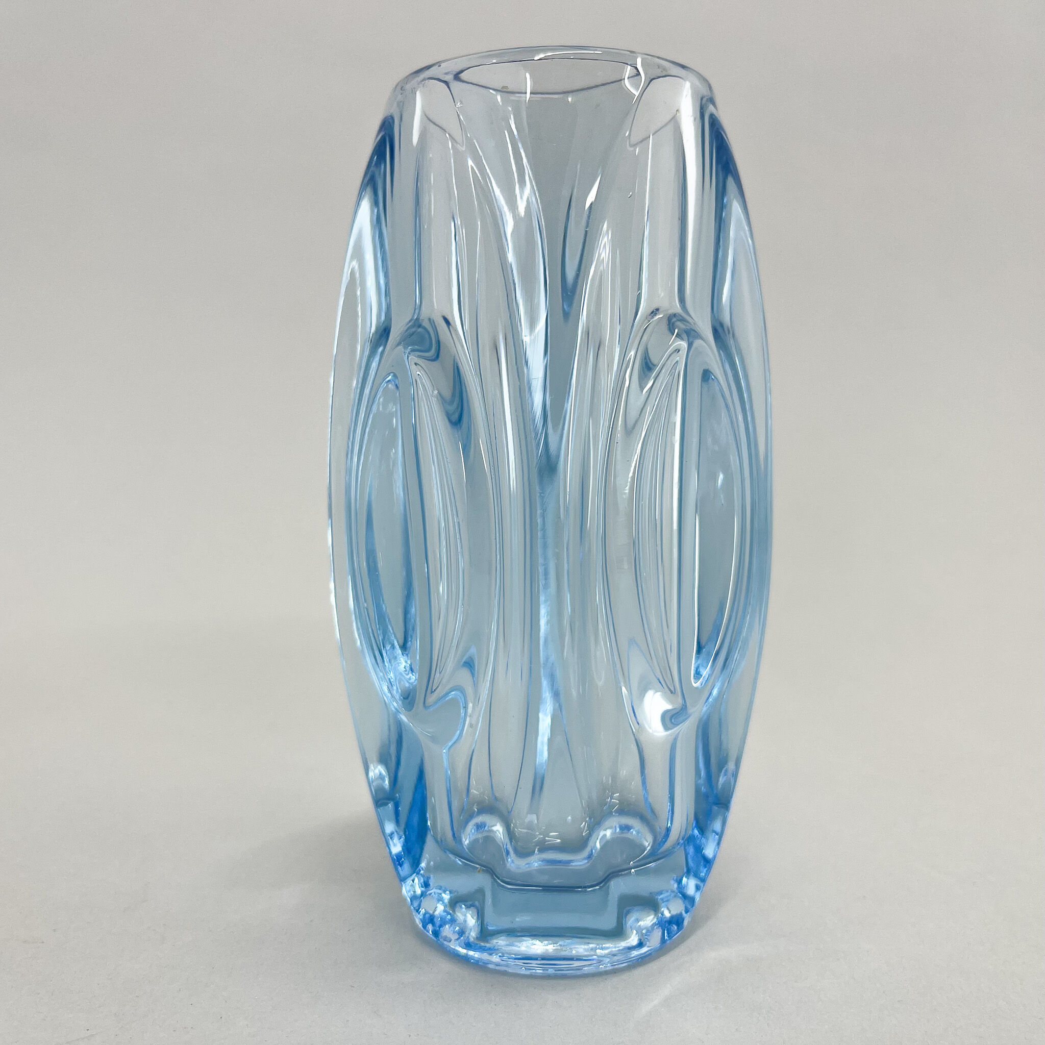 Glass Vase by Rudolf Shrotter for Sklo Union, 1950's