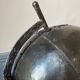 Atypical industrial furniture riveted sphere