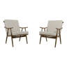 2 mid-century czechoslovak armchairs from ton, 1960s, set of 2