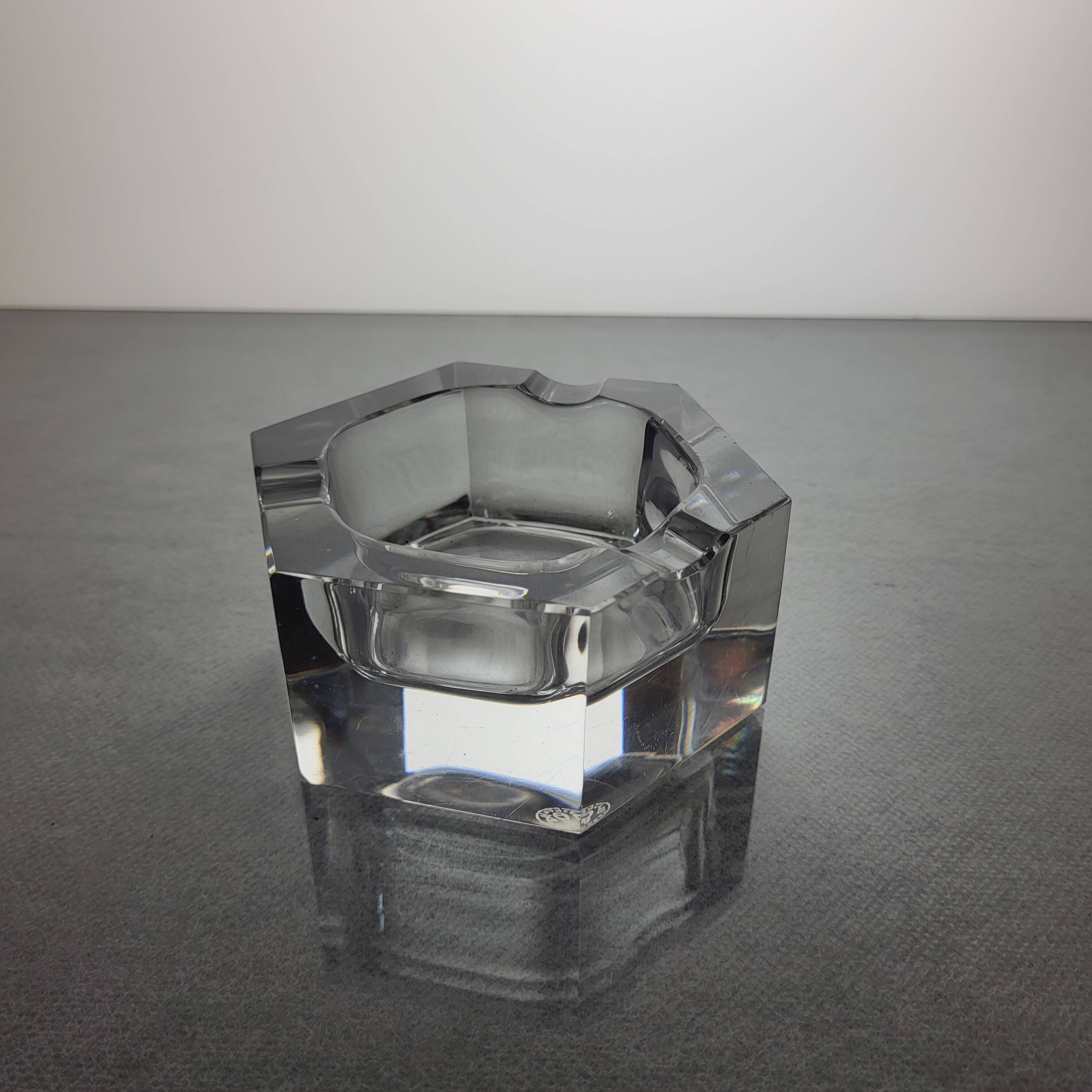 Baccarat crystal ashtray