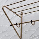 Gold metal coat rack