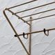 Gold metal coat rack
