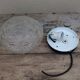 Moulded glass ceiling light