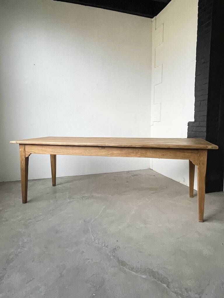Oak farm table 220 cm