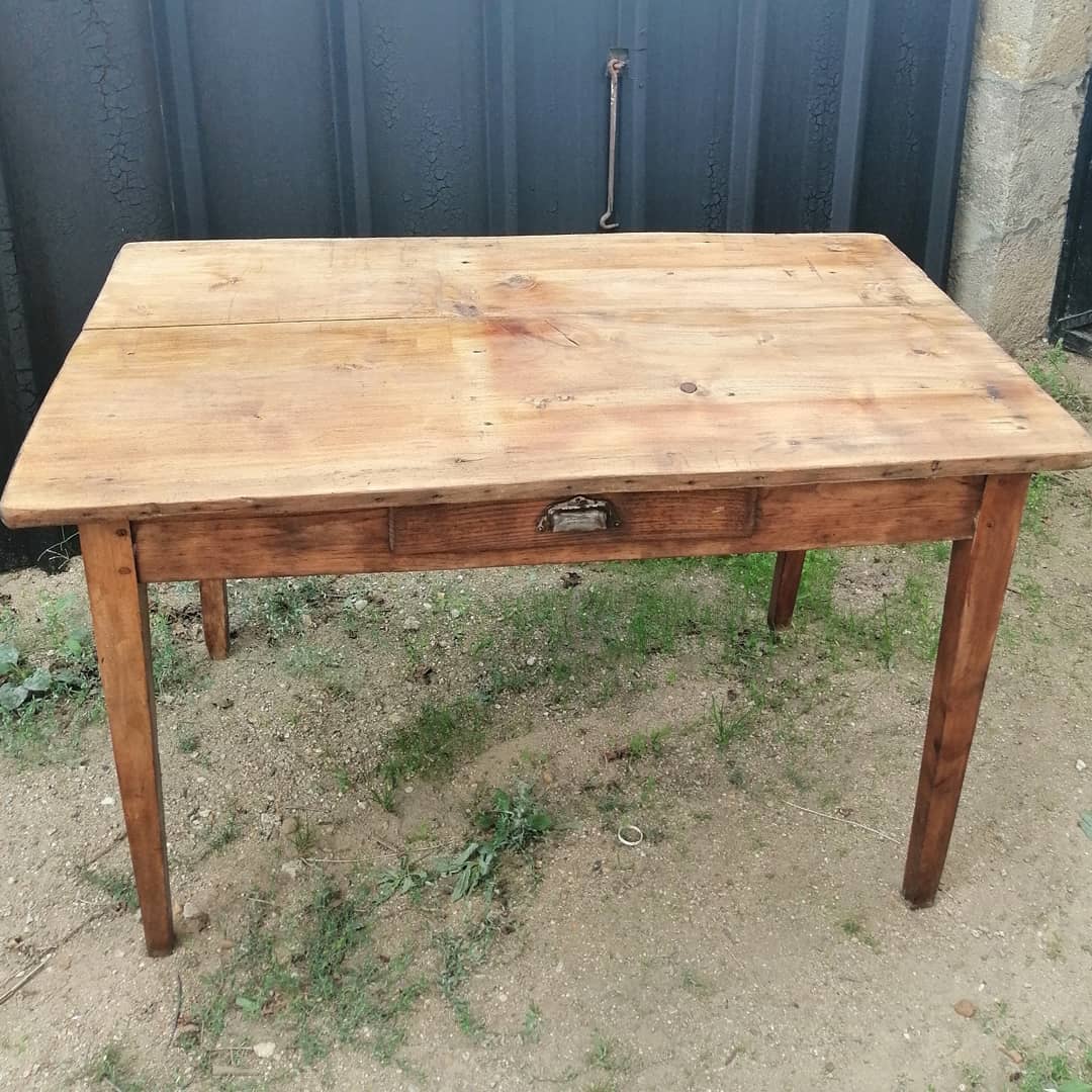 Table de ferme en bois