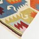 8x11 Vintage Multicolor Handmade Wool Kilim Rug, 254x348Cm