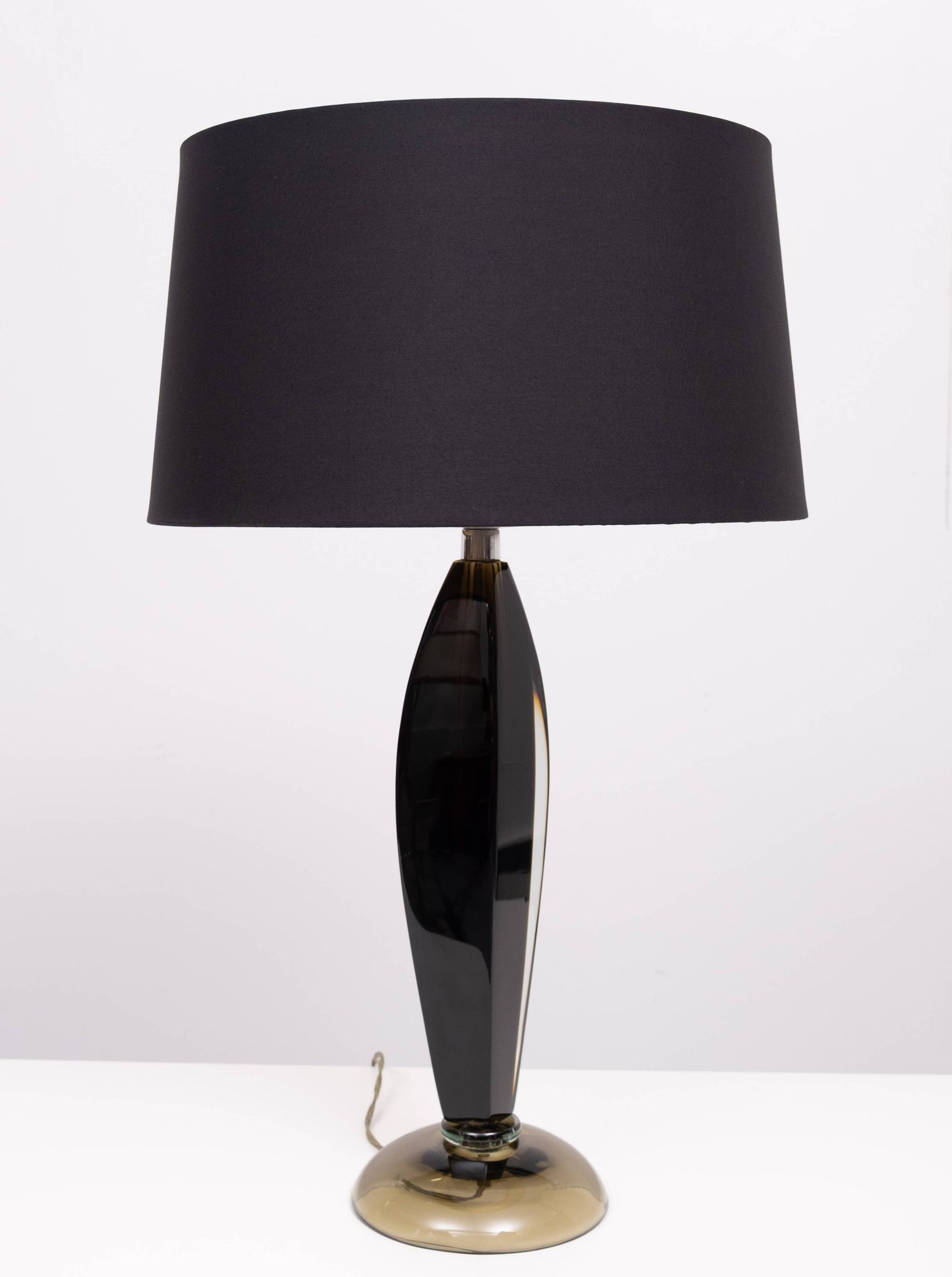 Flavio Poli Murano Glass Table Lamp for Seguso, 1960s