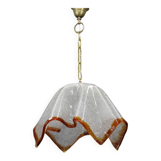 1980s Large Murano Glass Pendant Light, Italy