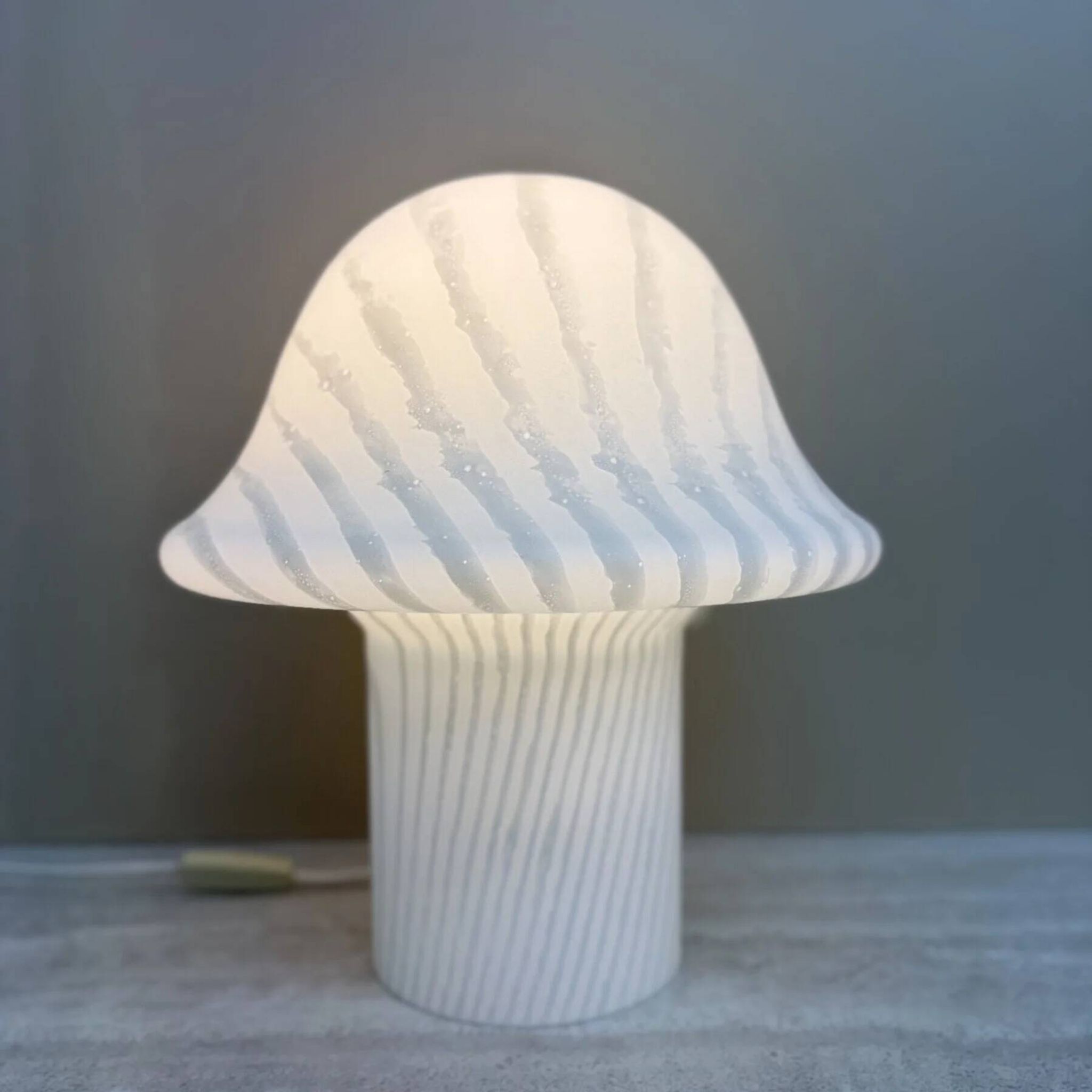 Lampe de table Zebra en champignon Peil & Putzer, années 1970