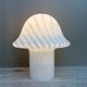 Peil & Putzer Mushroom Zebra table lamp, 1970s