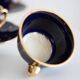 Painted porcelain tea and coffee service, mid-20th century, Poland, 1960.